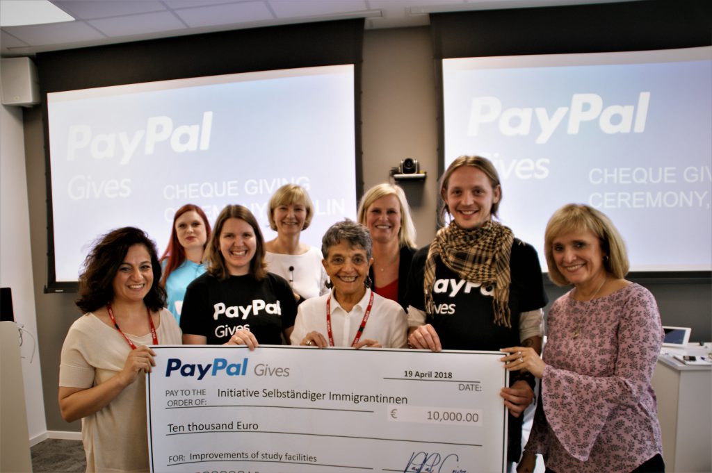 Paypals Spende für I.S.I.