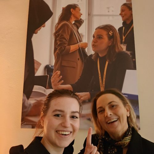Anastasia mit Cristina Cipolletta (ISI-Projektmanagerin)