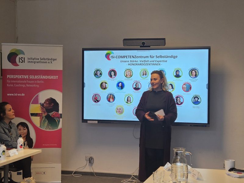 Projektleiterin Cristina Cipolletta