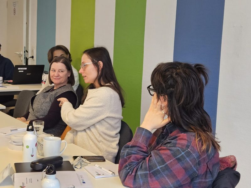 Dozentinnen Marina Furin, Anna Ferrante, Katharina Maier