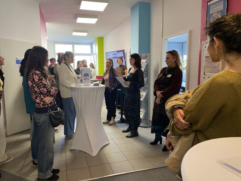 Begrüßung von Cristina und Anastasia